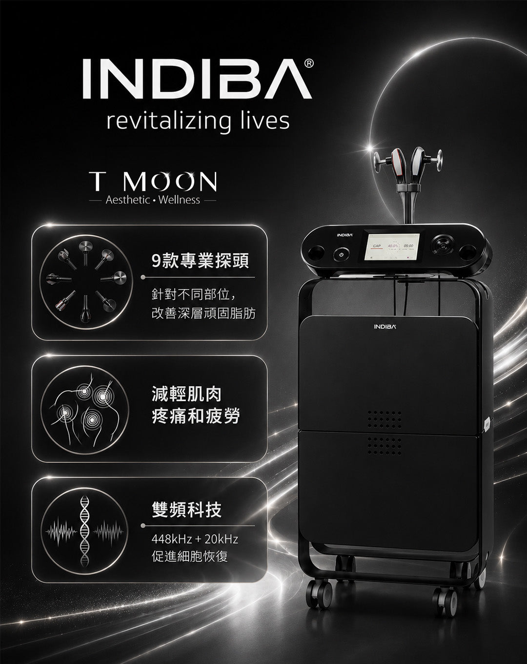 Indiba IA Pro Max 黑機